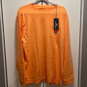 Vineyard Vines Vintage Graphic Pocket Long Sleeve Tee